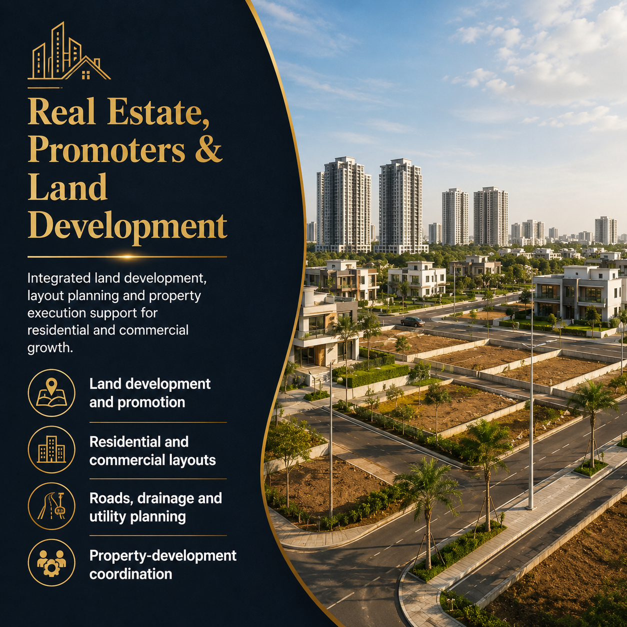 Real Estate, Promoters & Land Development